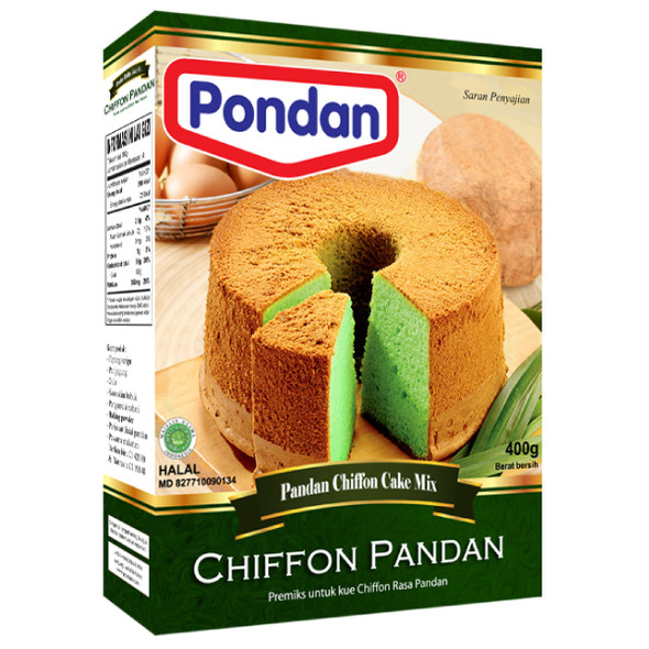 Pondan Chiffon Cake Pandan Mix, 400gr