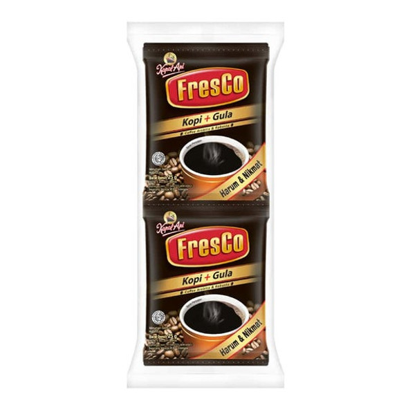 Kapal Api Fresco Kopi Gula 10 Sachet , 250 gr