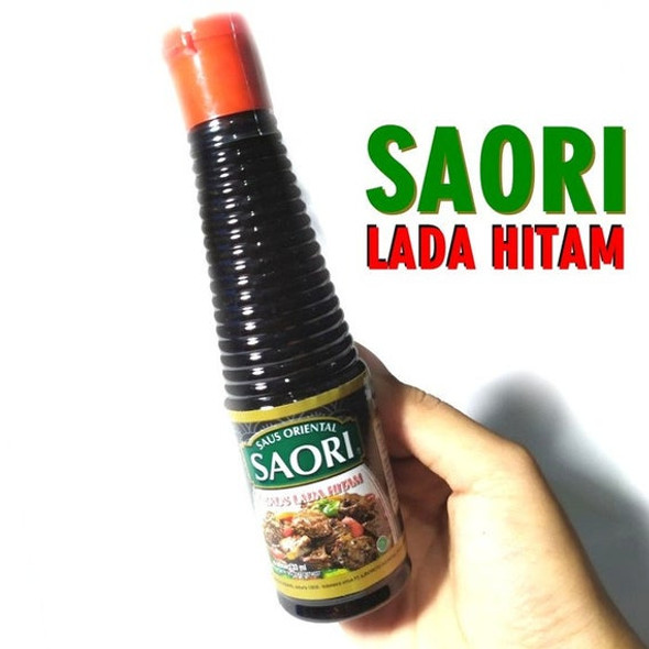 Saori Saus Lada Hitam (Black Pepper Sauce) 133 ml - 4.69 oz