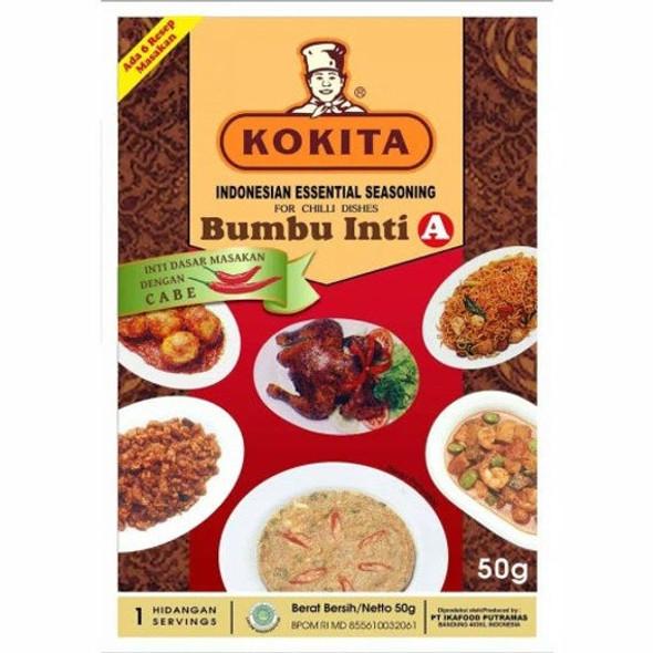 Kokita Bumbu Inti A For Chilli Dishes (Cabe), 50 gr