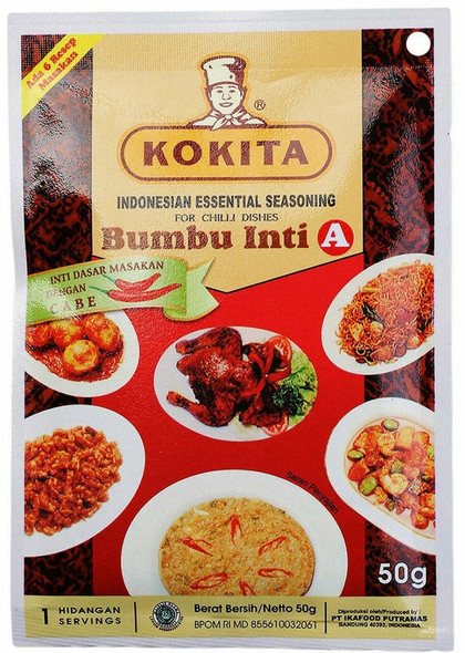 Kokita Bumbu Inti A For Chilli Dishes (Cabe), 50 gr