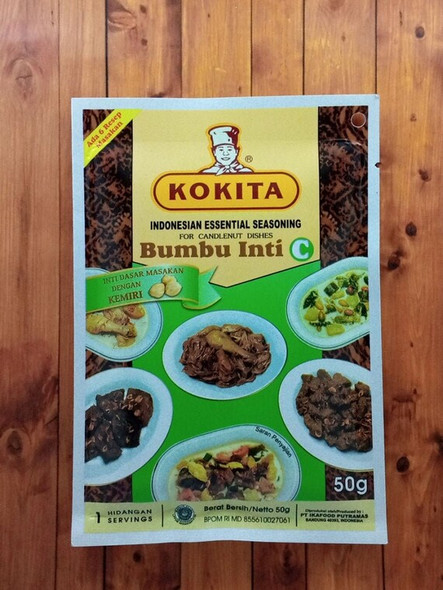Kokita Bumbu Inti C For Candlenut Dishes (Kemiri), 50 gr