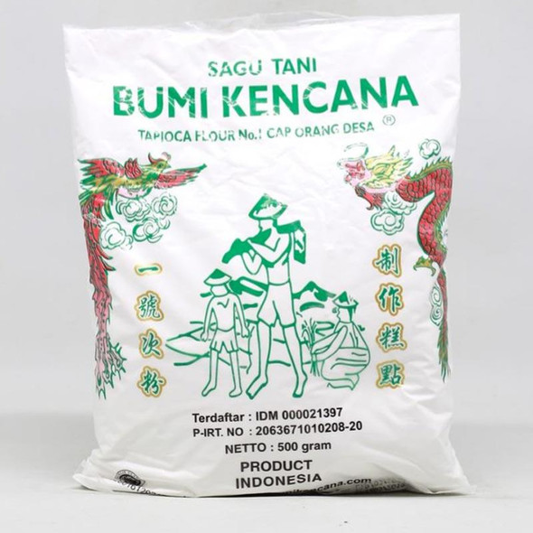 Sagu Tani Bumi Kencana Cap Orang Desa (Tapioca Flour), 500 Gram