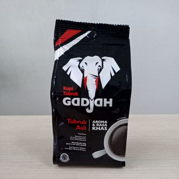 Gadjah Kopi Tubruk Pure (Kopi Tubruk Asli) 150g - 5.29Oz