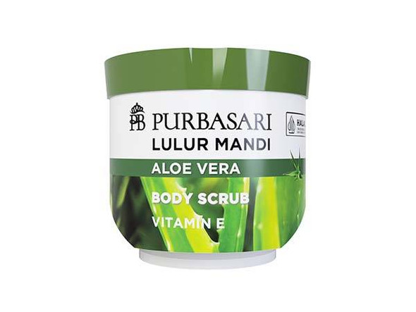 Purbasari Lulur Mandi - Body Bath Scrub Aloe Vera, 200 Grams