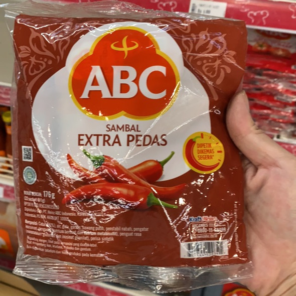 ABC Sambal Extra Pedas, 176 gr (8gr x 22 sachet)