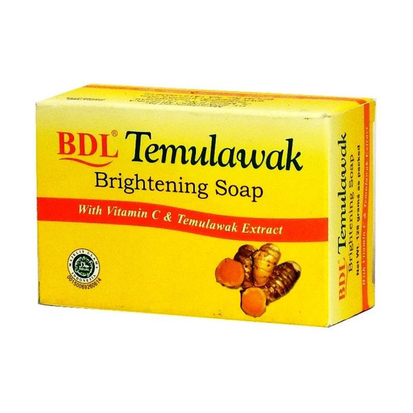 BDL Brightening Soap Extract Temulawak, 128 Gram 