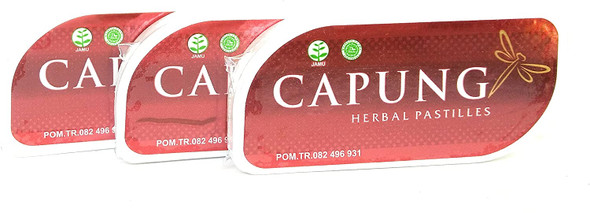 Capung Herbal Pastilles 7 Gram, 3 Slide Box