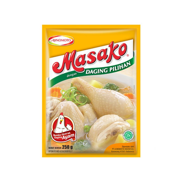 Masako Penyedap Rasa Ayam (Chicken Flavoring ), 250 Gram 