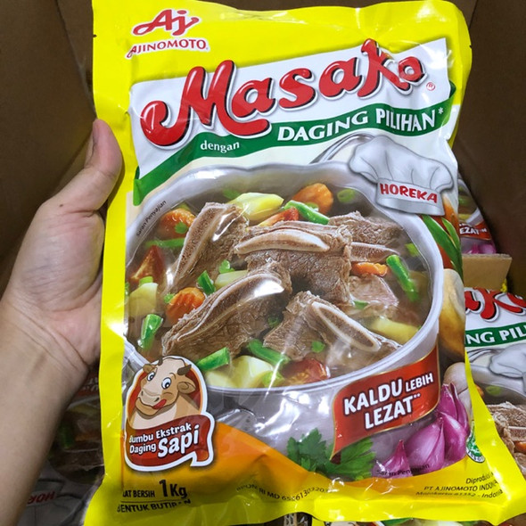 Masako Penyedap Rasa Sapi (Beef Flavoring), 1 kg - 35.2 Oz