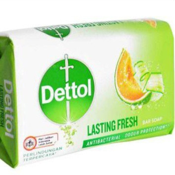 Dettol Lasting Fresh Sabun Antibacterial Bar Soap, 105 gram