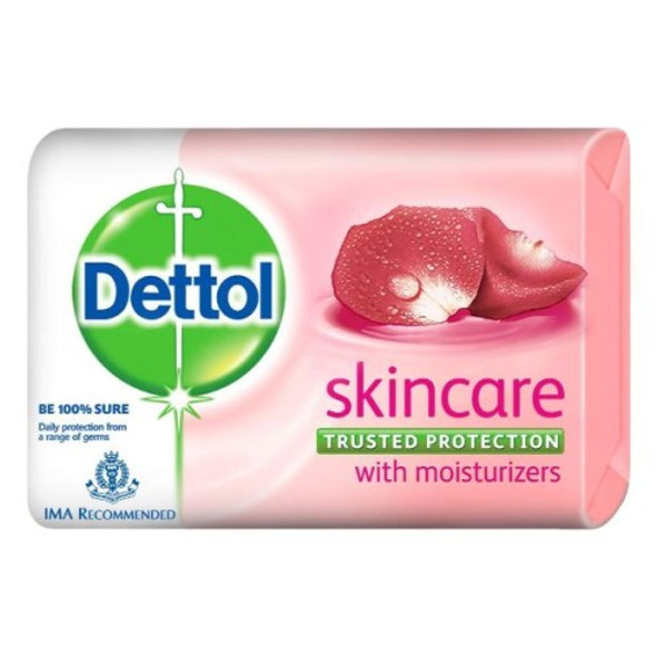 Dettol Skincare Sabun Antibacterial Bar Soap, 105 gram