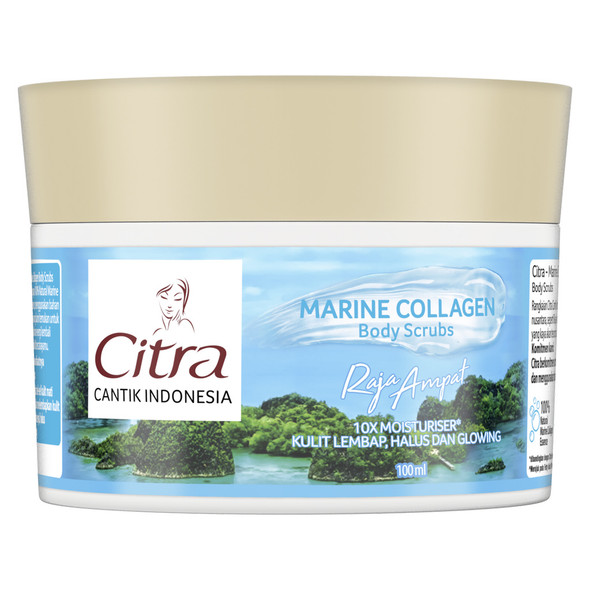 Citra Marine Collagen Body Scrub Raja Ampat, 100ml