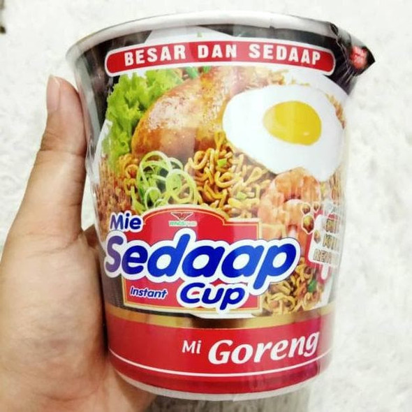 Sedaap Instant Noodle Cup Mi Goreng, 85 Gram 