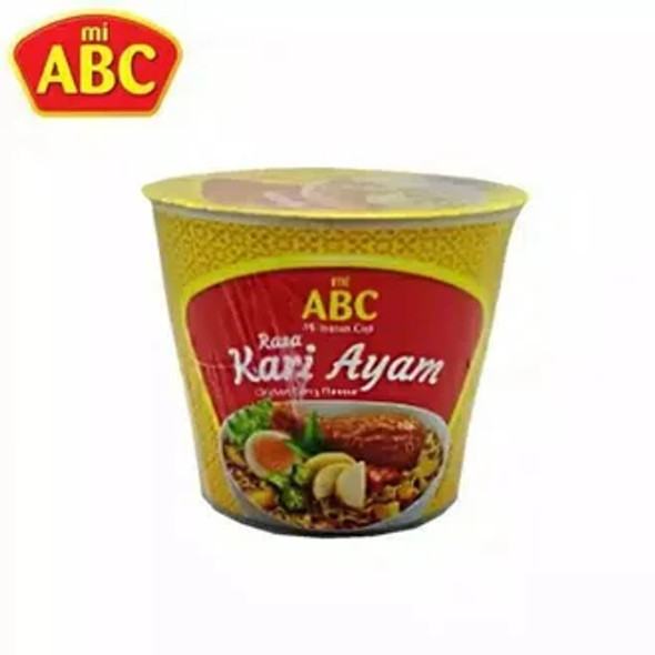 ABC Instant Noodle Cup Mi Kari Ayam, 60gram