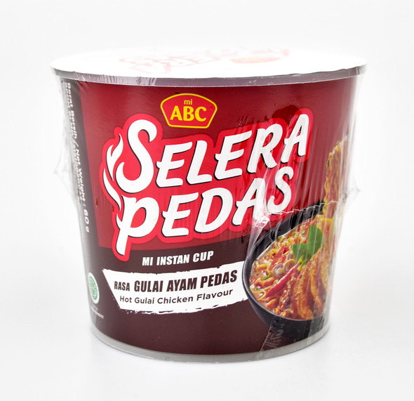 ABC Selera Pedas Instant Noodle Cup Mi Gulai Ayam Pedas, 60 gram