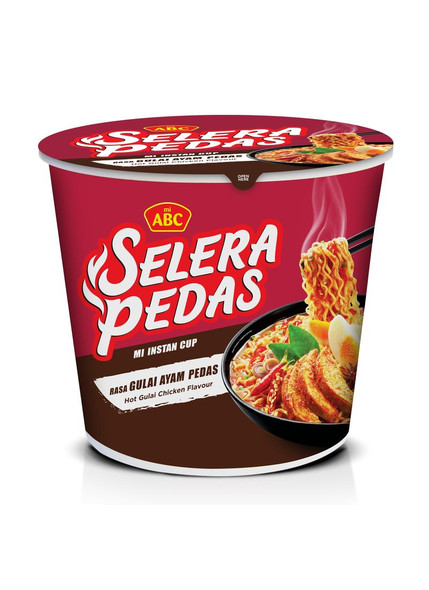 ABC Selera Pedas Instant Noodle Cup Mi Gulai Ayam Pedas, 60 gram