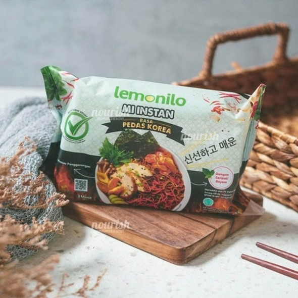 Lemonilo Mie Instant Pedas Korea, 85 gram