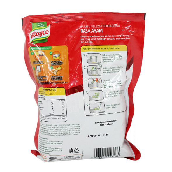 Royco Kaldu Rasa Ayam (Chicken Flavoring), 460 gr 