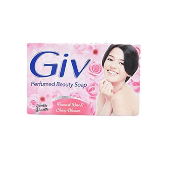 Giv Parfumed Beauty Soap Damask Rose & Cherry Blossom, 76GR 
