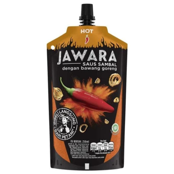 Jawara Saus Sambal Hot (Chili Sauce) 250Ml - 8.45Fl oz