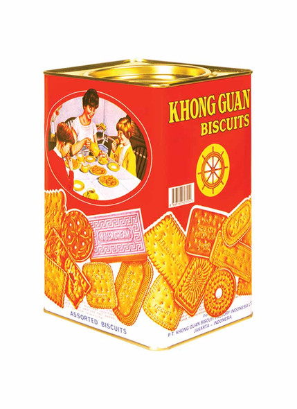 Khong Guan Biscuits Red Segi Assorted, 1600 gr - 56.4 Oz