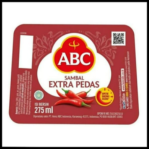 ABC Sambal Ekstra Pedas (Extra Hot Chili Sauce), 275 Ml