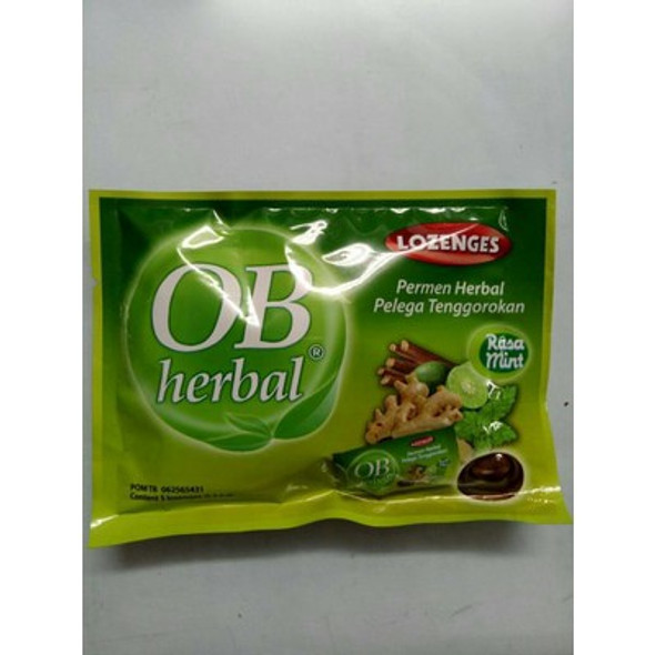 OB Herbal Permen Lozenges, 150 Gram