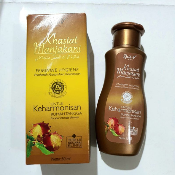 Resik V Vaginal Cleanser Khasiat Manjakani, 50ml 