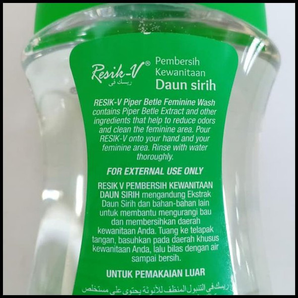 RESIK-V SpaFeminine Cleansing  Daun Sirih Aroma Akar Wangi, 200 ml 