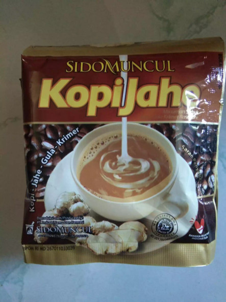 Sido Muncul Kopi Jahe - Ginger Coffee Drink, 260 gr (@26gr x 10ct)