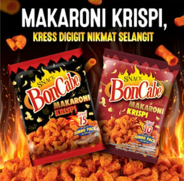 Bon Cabe Makaroni Kripsi Level 15, 150gr