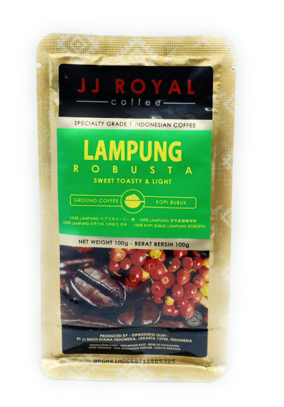 JJ Royal Lampung Robusta (Ground Coffee) - Indonesian Single Origin, 100 Gram