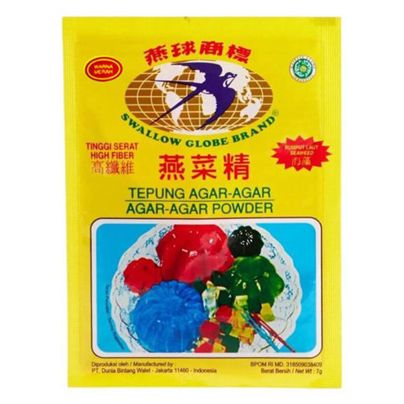 Swallow Globe Tepung Agar-Agar Powder Red Merah, 7gr