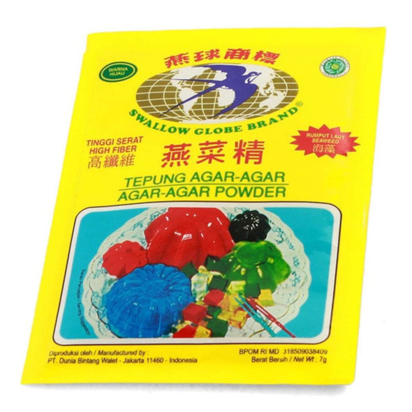 Swallow Globe Tepung Agar-Agar Powder Hijau Green 7G