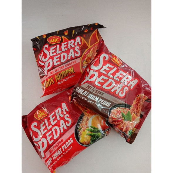 ABC Fried Instant Noodles Spicy Beef Nampol Flavor, 80gram (5 pcs)