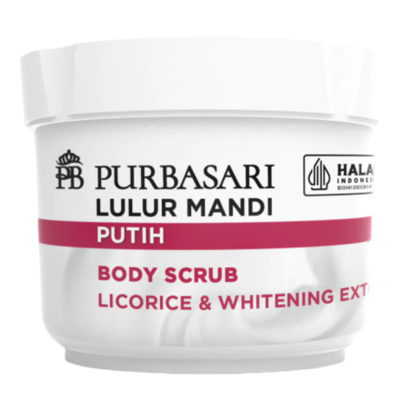 Purbasari Lulur Putih Indonesia Skin Lightening Body Scrub, 100 Grams