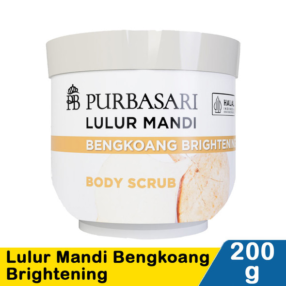 Purbasari Lulur Mandi Bengkoang - Body Scrub Yam Bien, 200 gram