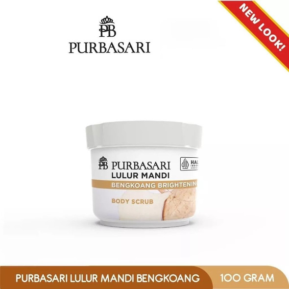 Purbasari Lulur Mandi Bengkoang - Body Scrub Yam Bien, 100 gram