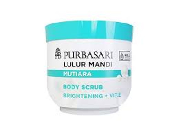 Purbasari Lulur Mandi Mutiara -  Body Bath Scrub Pearl, 200 Grams