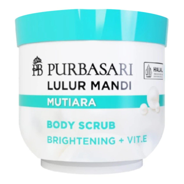 Purbasari Lulur Mandi Mutiara -  Body Bath Scrub Pearl, 200 Grams