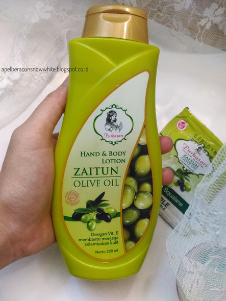 Purbasari Hand & Lotion Zaitun - Olive, 200 ml