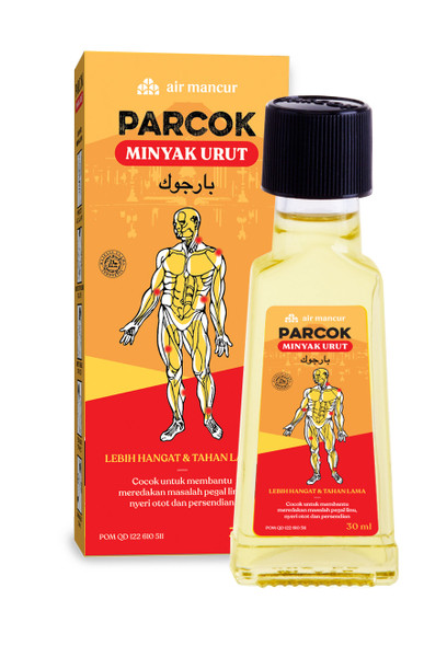 Air Mancur Parcok Minyak Urut Massage Oil, 30 Ml