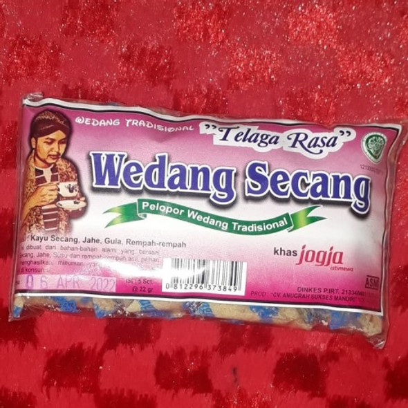 Telaga rasa Wedang Traditional Wedang secang, 110gr (5 ct x @22) gr