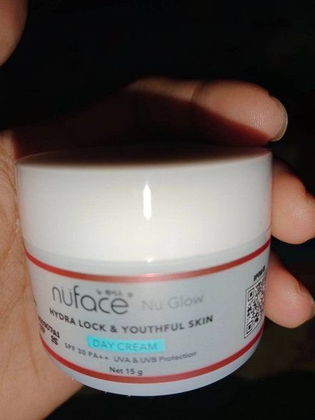 Nuface Nu Glow Hydralock & Youthful Day Cream, 15gr