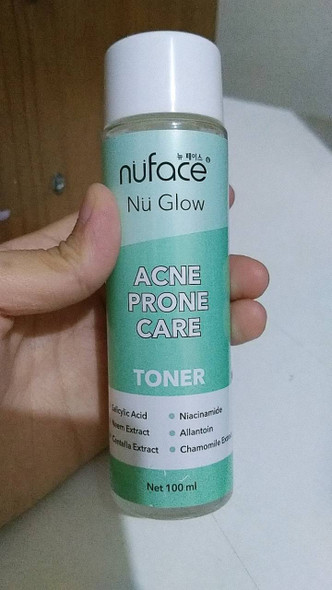 Nuface Nu Glow Acne Prone Care Toner, 100ml