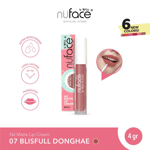 Nuface Nu Matte Lip Cream Blissful Donghae, 4gr