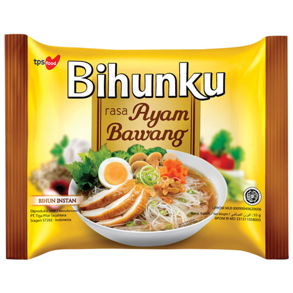 Bihunku Instant Noodle Onion Chicken Flavor, 55gram