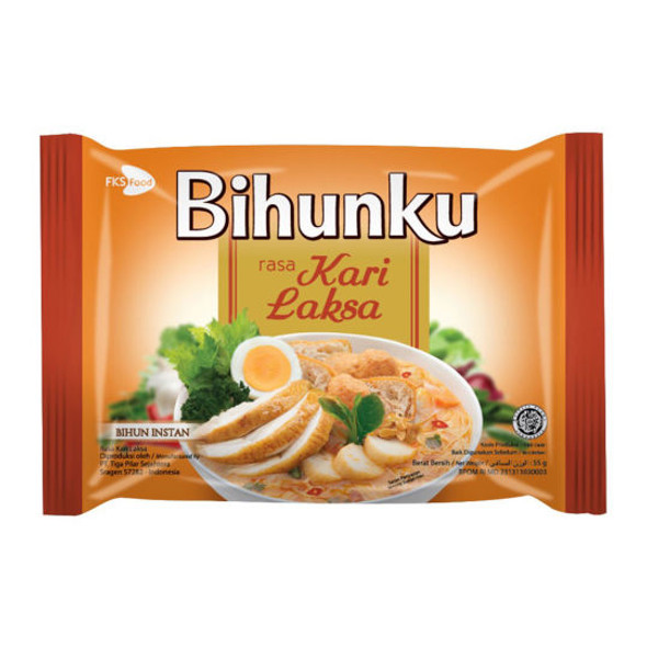 Bihunku Instant Noodle Laksa Curry Flavor, 55gram