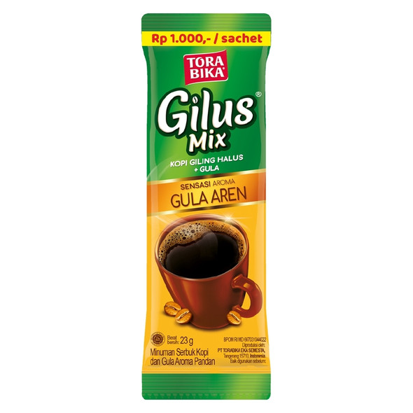 Torabika Gilus Mix Palm Sugar, 230gr (10 Sachets @ 23gr)